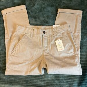St. John's Bay Tan Chinos Versatile Cotton Blend